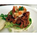Barbeque Pulled Pork Arepa